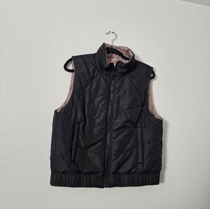 Women's Zella  Black Puffer Vest Sz L